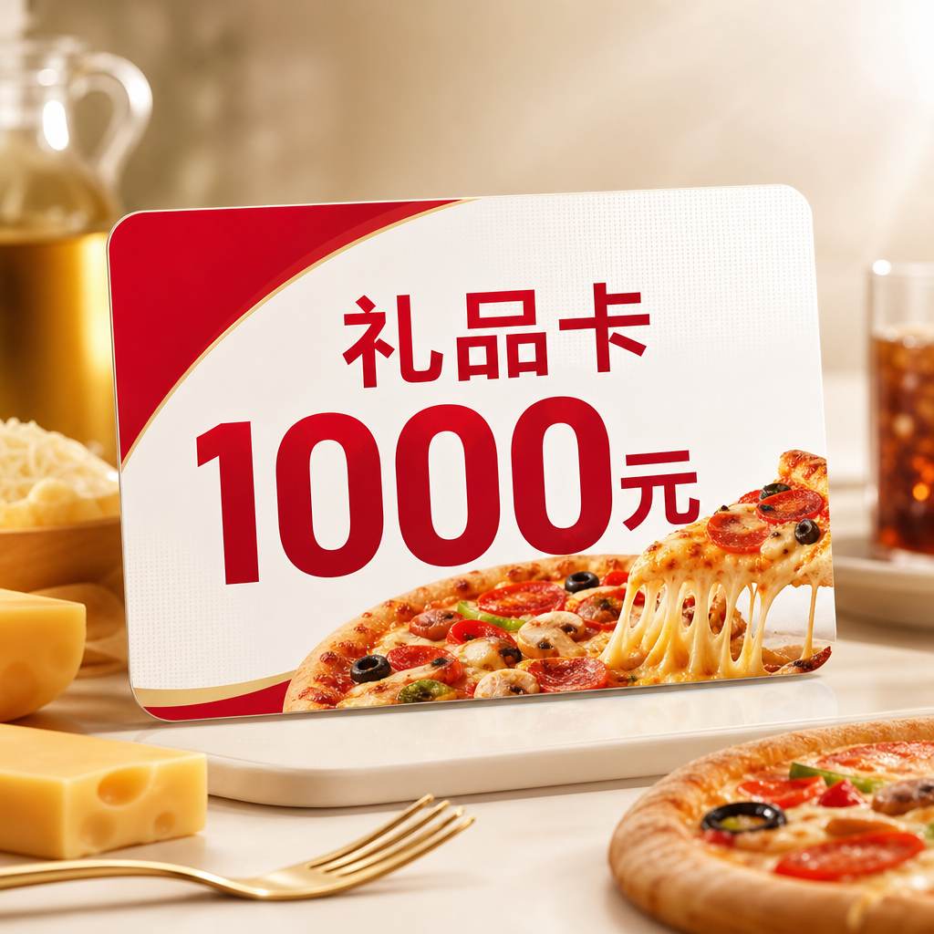 【自动充值】必胜客礼品卡1000元