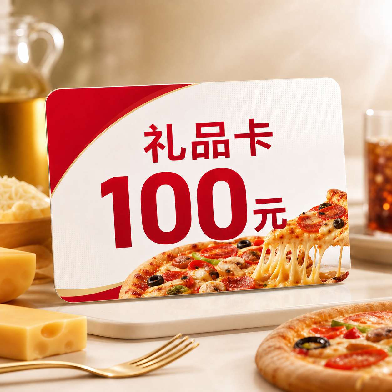 【自动充值】必胜客礼品卡100元