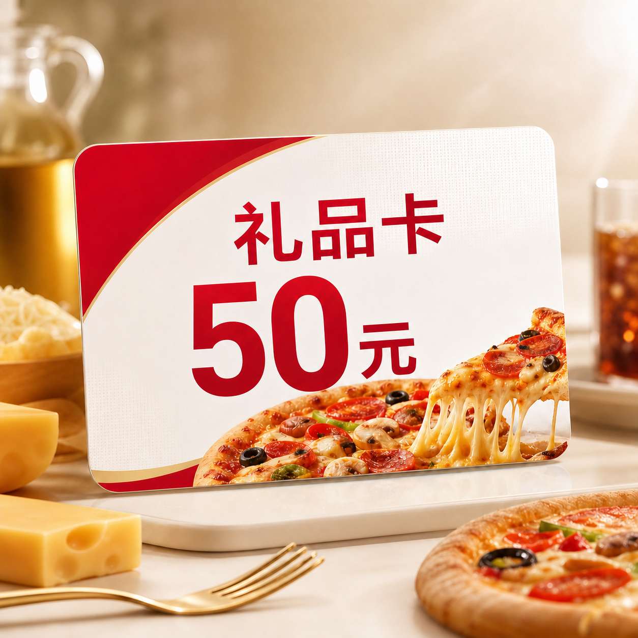 【自动充值】必胜客礼品卡50元