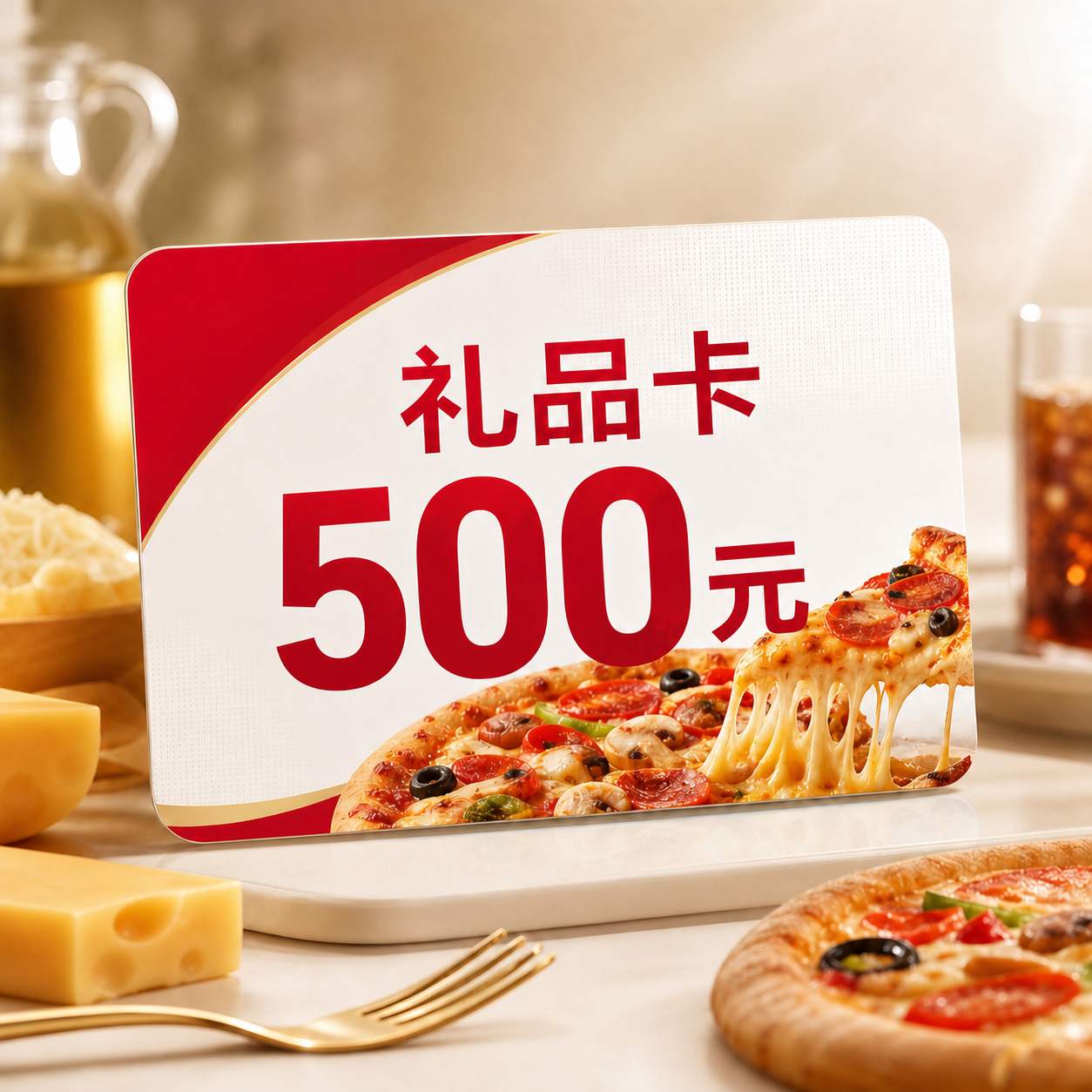 【自动充值】必胜客礼品卡500元