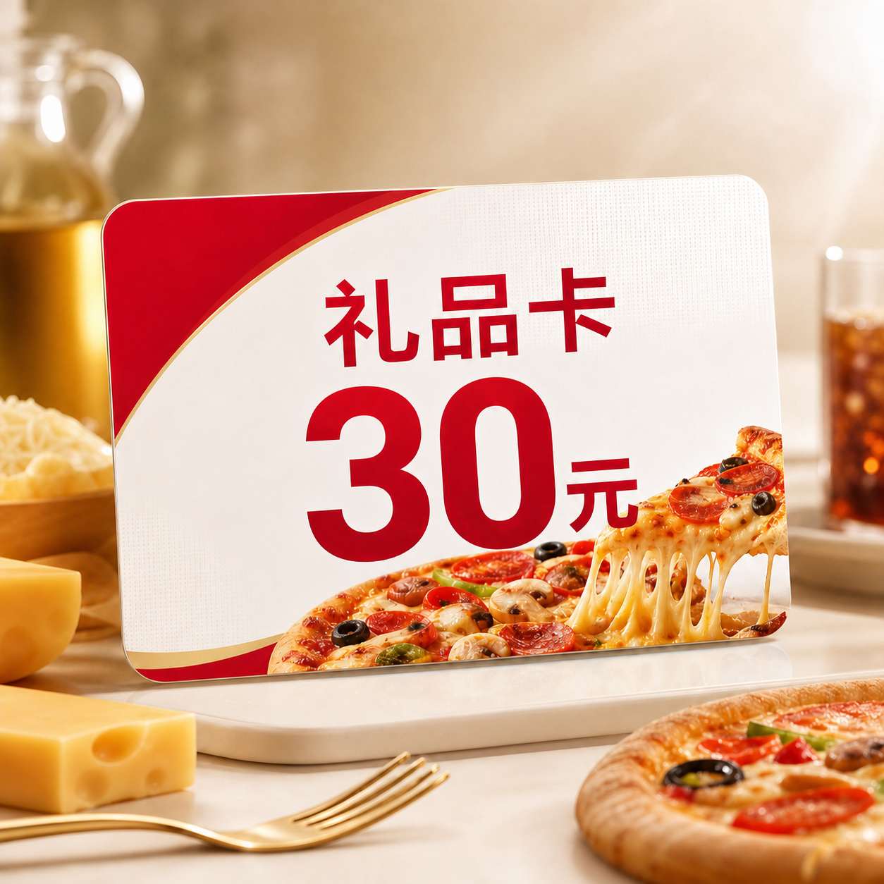 【自动充值】必胜客礼品卡30元